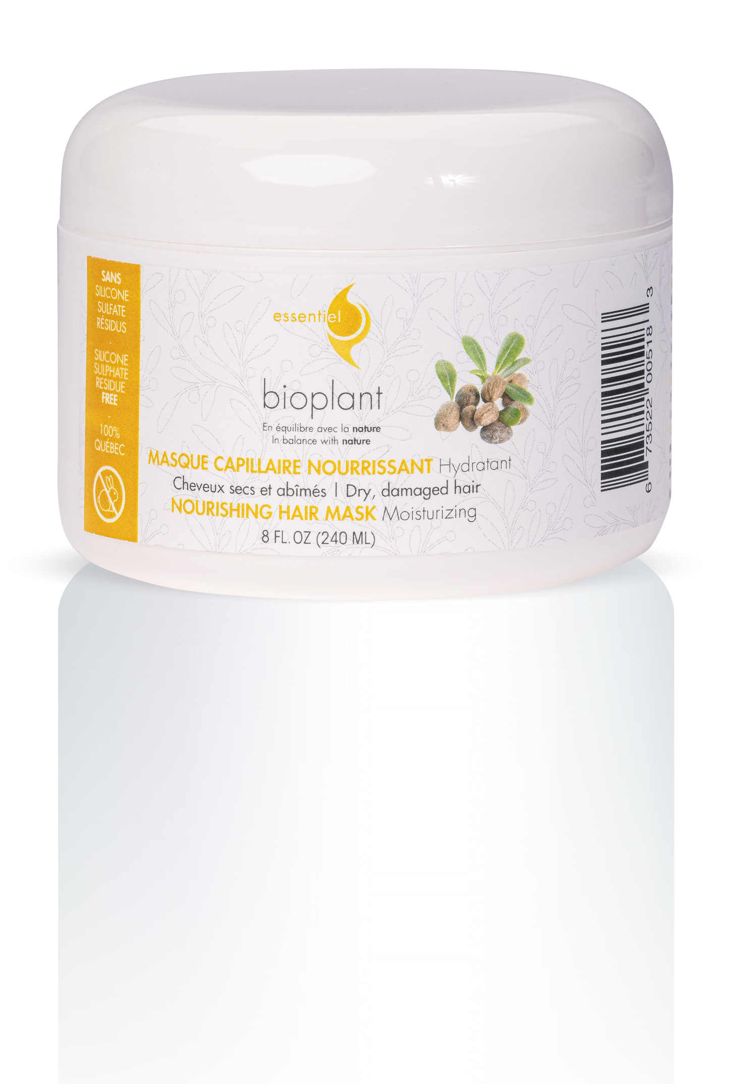 Masque capillaire nourrissant et hydratant